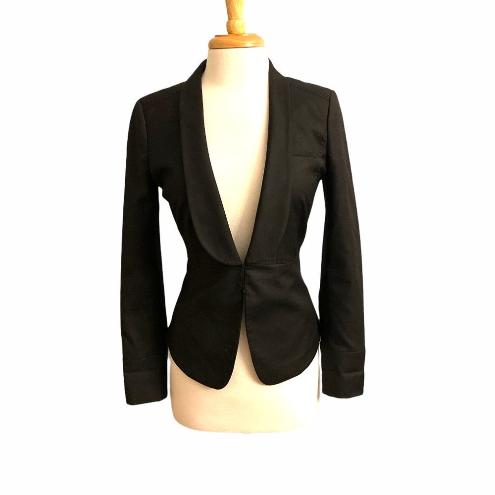 Tory Burch Blazer Black Long Sleeve Size 6